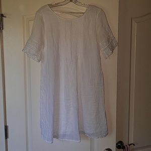 White cotton dress